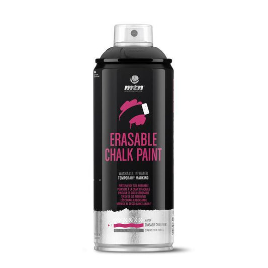 MTN PRO Spray Paint | Erasable Chalk 400ml - Black