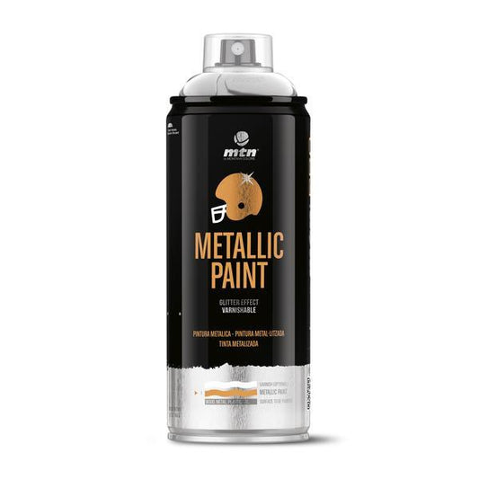 MTN PRO Spray Paint | Metallic Aluminium Silver 400ml