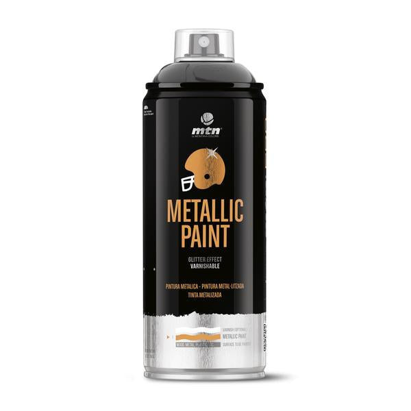 MTN PRO Spray Paint | Metallic Black 400ml